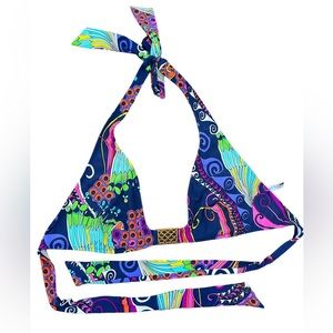 Trina Turk halter top bikini top